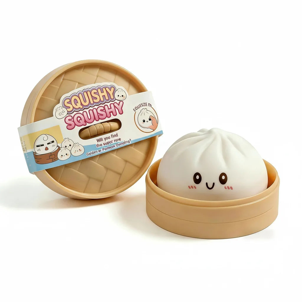 Glitter Dumpling Bun: Giant Slow-Rising Squishy
