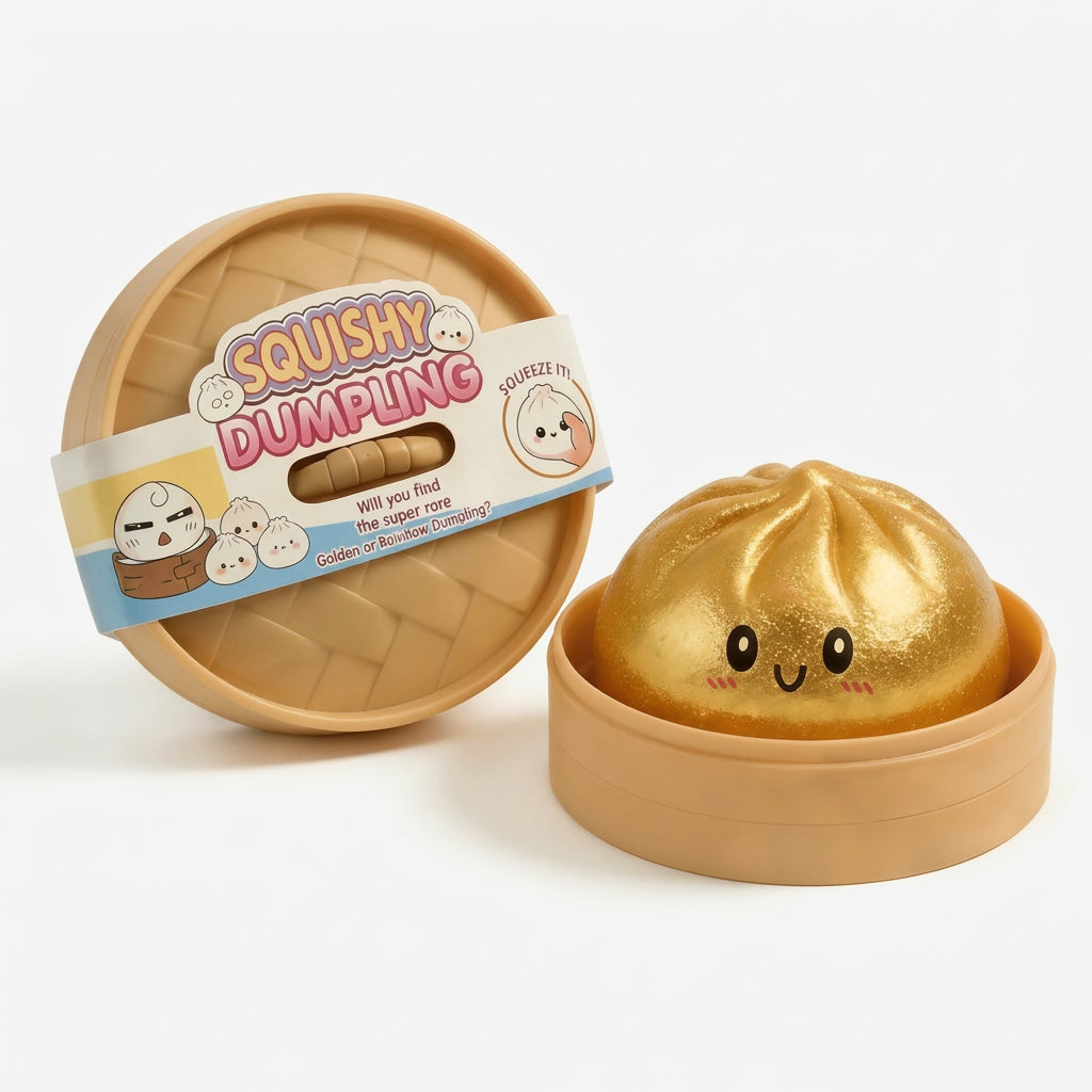 Glitter Dumpling Bun: Giant Slow-Rising Squishy