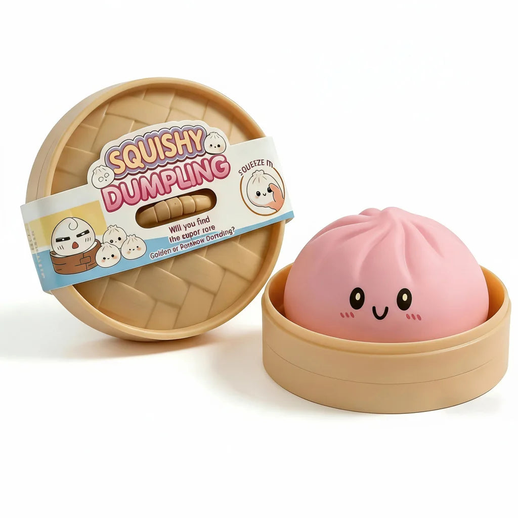 Glitter Dumpling Bun: Giant Slow-Rising Squishy