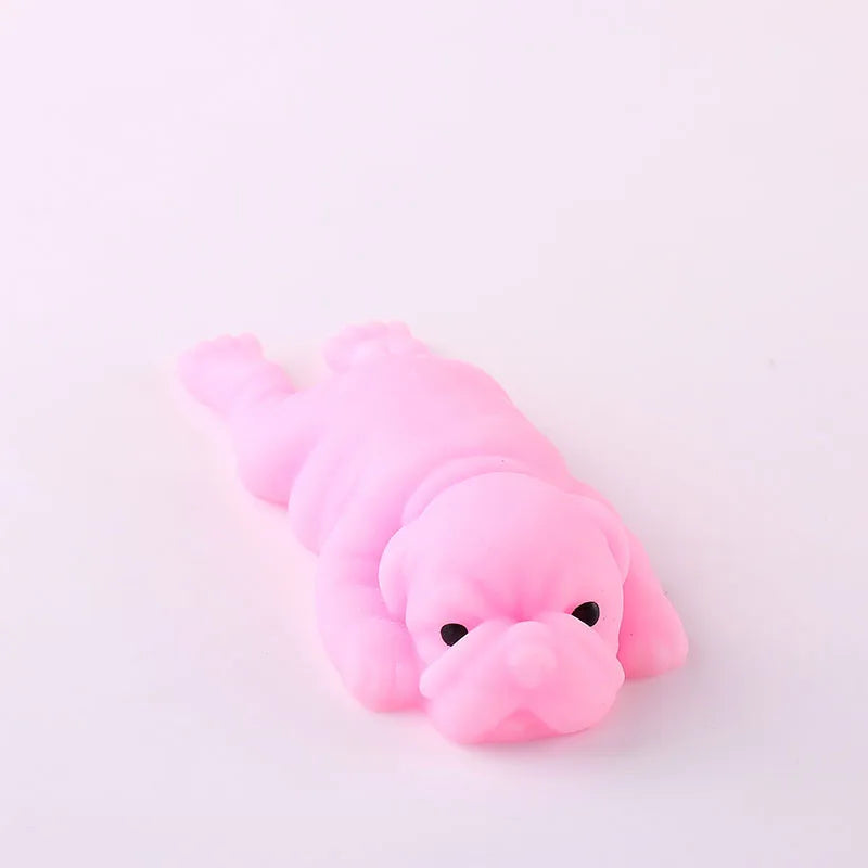 Sleepy Dog Squishy: Cute Squeeze Stress Relief Toy