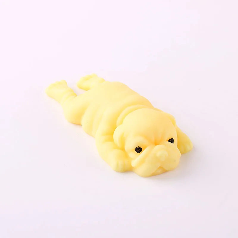 Sleepy Dog Squishy: Cute Squeeze Stress Relief Toy