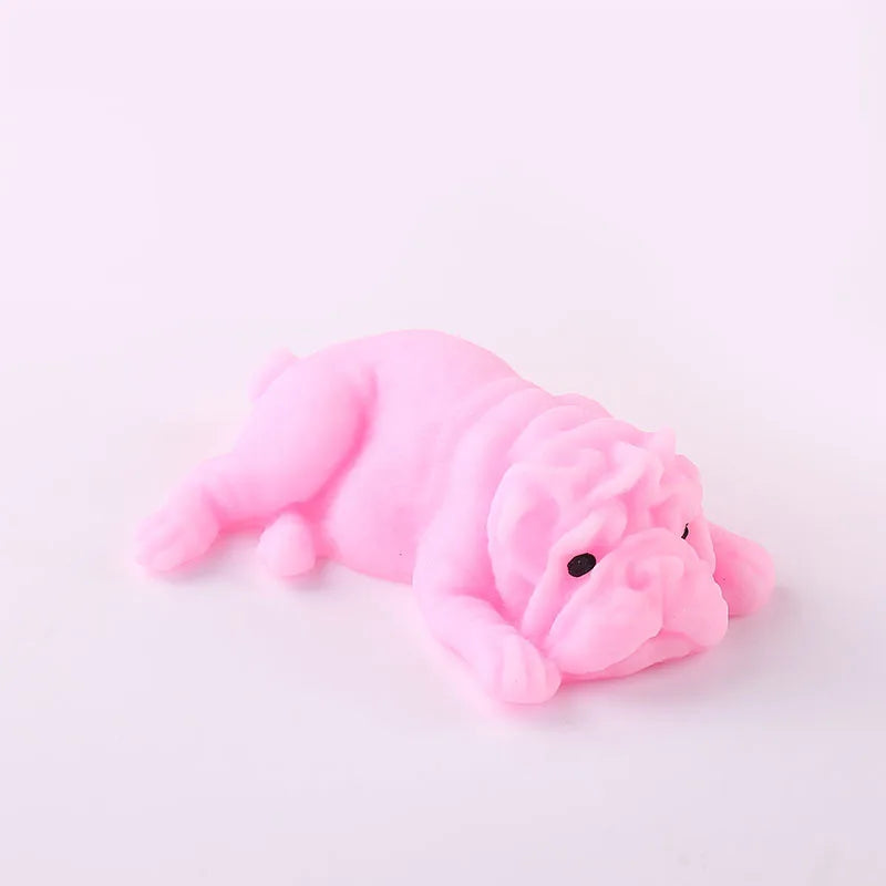 Sleepy Dog Squishy: Cute Squeeze Stress Relief Toy