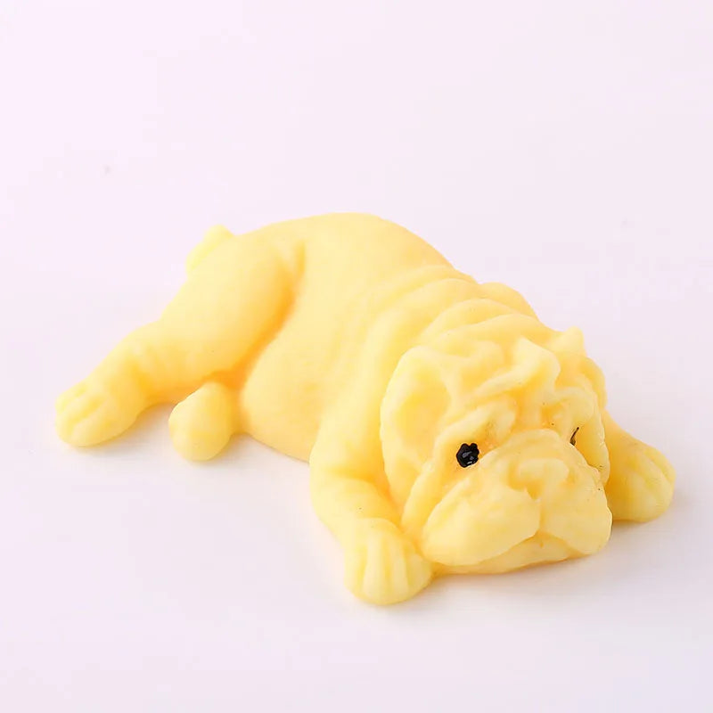 Sleepy Dog Squishy: Cute Squeeze Stress Relief Toy