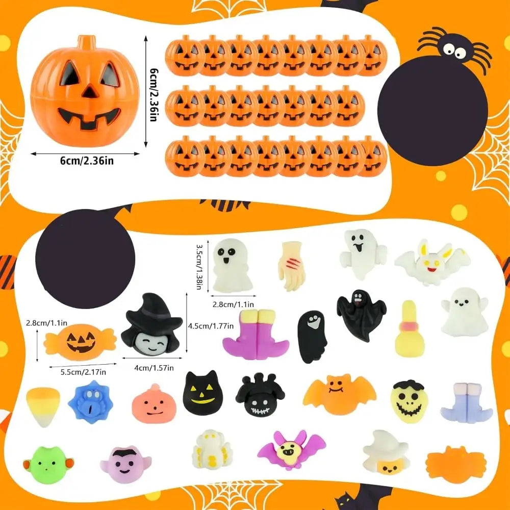 Halloween Mochi Squishies with Pumpkin Cases – photo 2 of 15